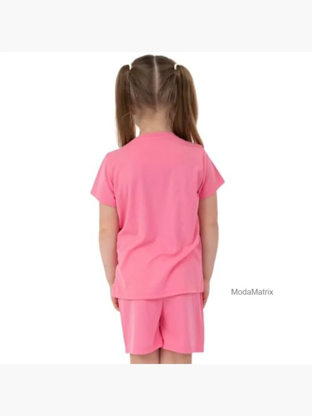 Girls Short Sleeve Pajama Set with Chase Marshall Skye Design